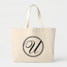 Riesige Taschen-Tasche des Monogramm-U