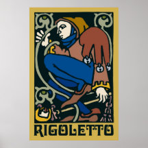 Rigoletto, Oper Poster