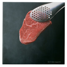 Rindfleisch Keramikkachel