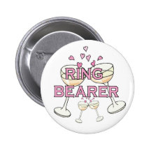 Ring-Träger, der Identifikations-Knopf Wedding ist Anstecknadelbuttons
