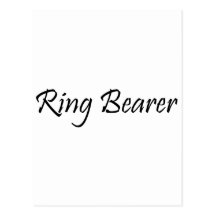 Ring-Träger Postkarten