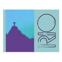 Rio Corcovado Cristo Postkarte