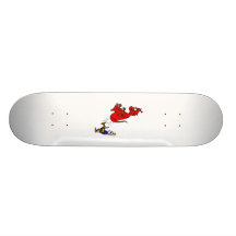 Ritter, der Drachen tritt Personalisiertes Skatedeck
