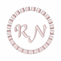 Rn-Krankenschwester-Emblem Besticktes Hoodie