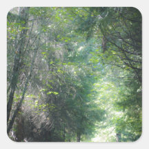 Road To Apple Hill Square Stickers