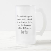 Robert Frost-Zitat 1a Kaffeetasse