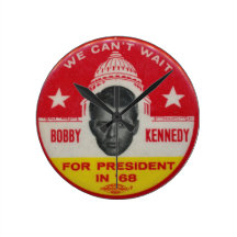 Robert Kennedy für Präsidenten-Wanduhr Wanduhren