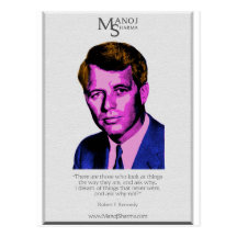 Robert Kennedy - Manoj Sharma Postkarte
