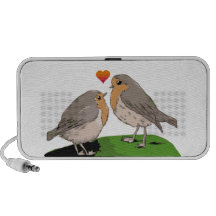 Robin redbreast Vogel-Liebe Speaker