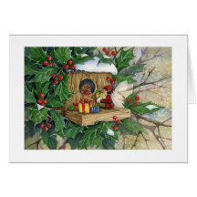 Robins X Mas Grußkarte