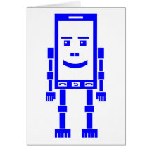 Robo-Telefon - Blau Karten