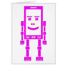 Robo-Telefon - Magenta Karten