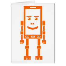 Robo-Telefon - Orange Karte