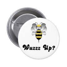 Robobee Hummel-Biene Wuzz herauf Knopf Button
