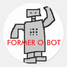Roboter, EHEMALIGES O-BOT Sticker