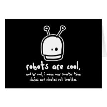 Roboter sind cool2 karten