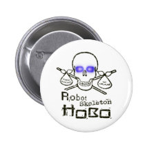 Roboter-SkelettHobo Anstecknadel