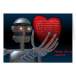Roboter-Valentinsgruß Grußkarten