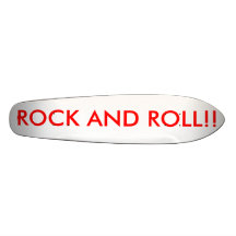 ROCK-AND-ROLL!! PERSONALISIERTES SKATEBOARDDECK