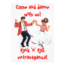 Rock-and-Rolltanzeinladung