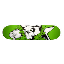 Rock 'n Roll Panda Personalisiertes Skatedeck