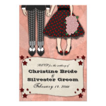 Rockabilly Hochzeit, uAwg Individuelle Ankündigungen