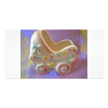 Rockabye Baby-Buggy-/-duschengeschenke Individuelle Foto Karte