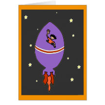 Rocket-Jungen-Party Einladung Grußkarten