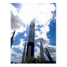 Rocket Postkarte