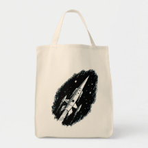Rocket-Schiff X-11 Leinentasche