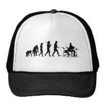 Rockmusik-Schlagzeuger und Jazz Dubstep Trommeln Baseballcaps