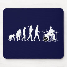 Rockmusik-Schlagzeuger und Jazz Dubstep Trommeln Mousepads
