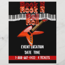 Rock'n'Roll-Flyer