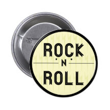 Rock'n'Roll-Knopf Anstecknadelbuttons