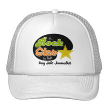 Rockstar bis zum Nacht - Tagesjob-Journalist Baseballcaps