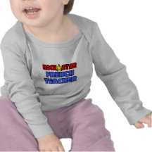 Rockstar-französischer Lehrer T-Shirts