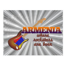 Rockstars sind in Armenien geboren Postkarten