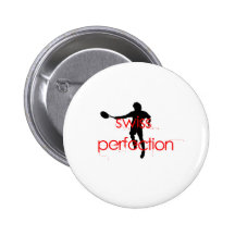 Roger Federer-T-Shirt Schweizer-Perfektion Anstecknadelbutton