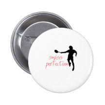 Roger Federer-T-Shirt Schweizer-Perfektion Buttons