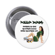Rolle Derby… Verbessern Sie, um abgerissen zu erha Buttons