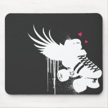 Rollen-Derby-Mausunterlage Mousepad