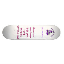 Rollen-Derby-Skate - lila Skateboarddeck