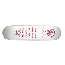 Rollen-Derby-Skate - Rosa Individuelle Skateboarddecks