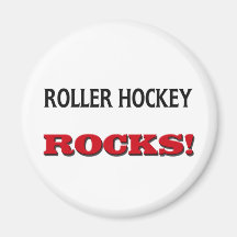 Rollen-Hockey-Felsen Kühlschrankmagnete