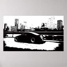 Rollen-Schuss des Coupé-G35 Plakatdrucke