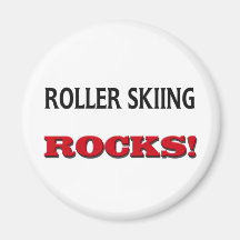 Rollen-Skifahren-Felsen Magnete