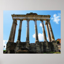 Rom-Forum-Tempel PLAKAT