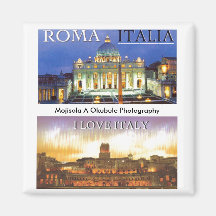 ROM - ITALIEN (Mojisola ein Gbadamosi - ein Okubul Kühlschrankmagnete