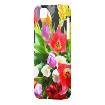 Romantische Frühlings-Tulpe-Blumen Hülle Fürs iPhone 5