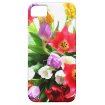 Romantisches Frühlings-Tulpe-Blumen-Muster iPhone 5 Hülle